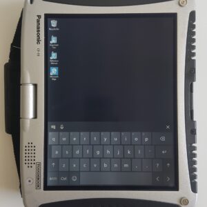 CF-19 Rotated 90 with Screen Keyboard