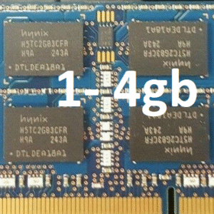 One 4gb memory stick