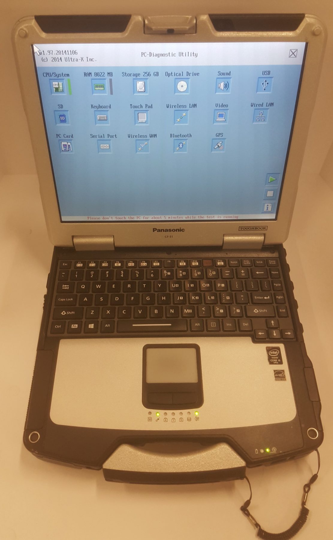 CF-31 MK5 Diagnostic Page